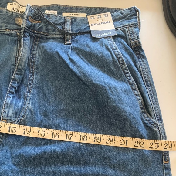 Pull & Bear Balloon Jeans NWT Sz. 34 - Picture 12 of 12